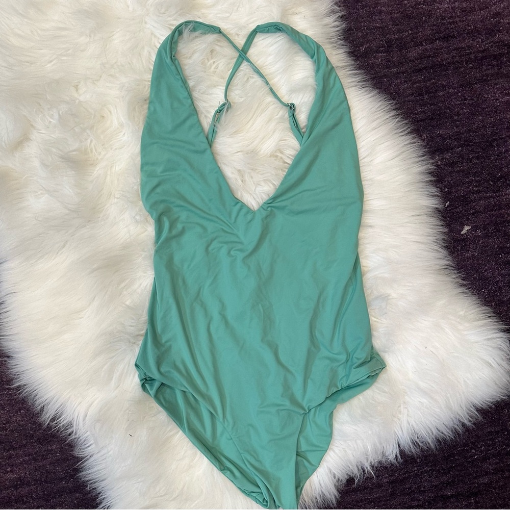 Dippin’ Daisy’s Teal One Piece Swimsuit